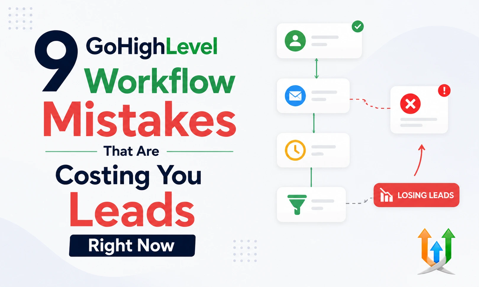 9 GoHighLevel Workflow Mistakes That Are Costing You Leads Right Now