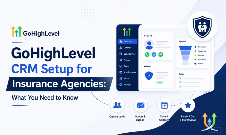 GoHighLevel CRM Setup for Insurance Agencies: What You Need to Know
