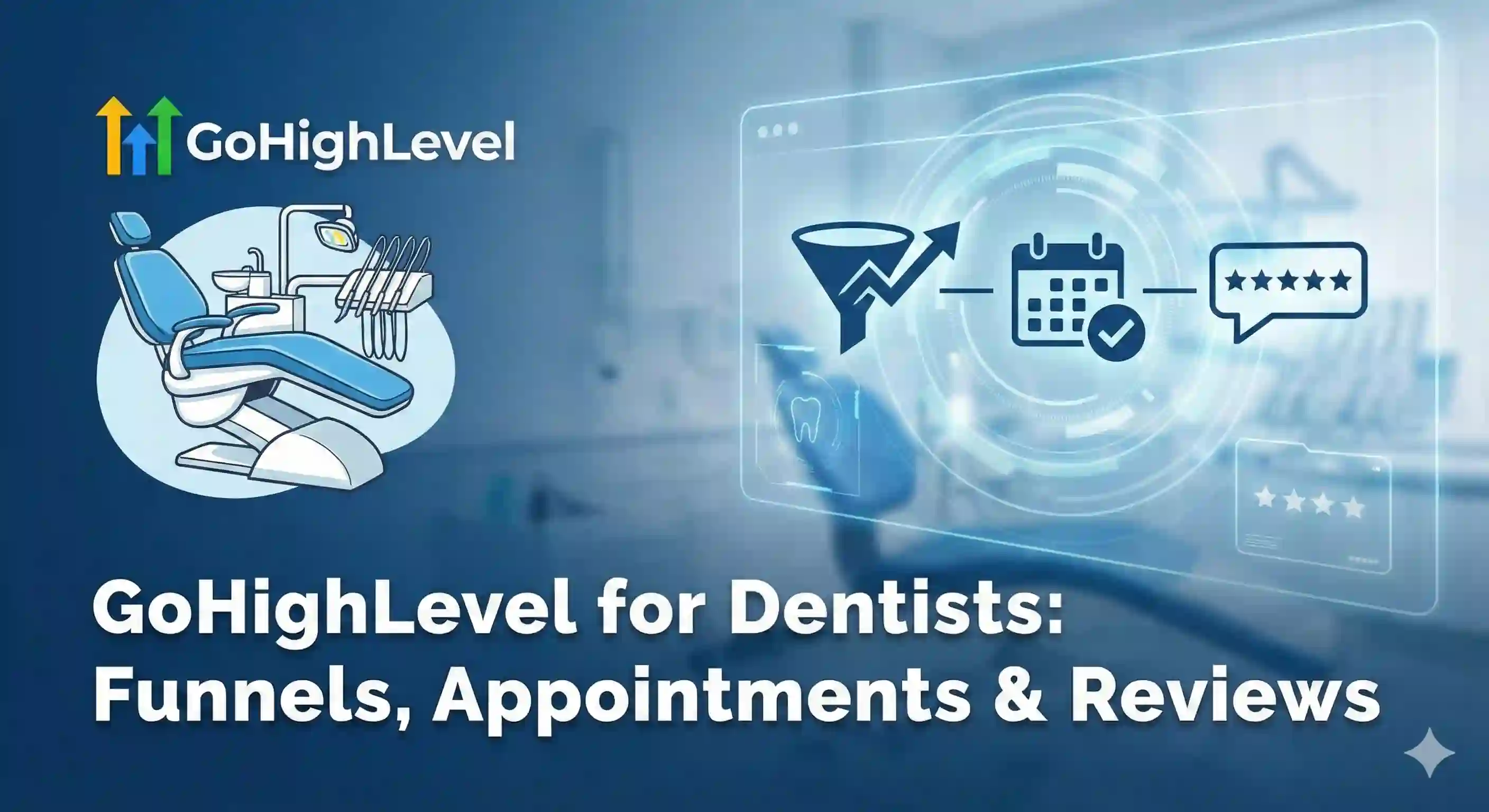 GoHighLevel for Dentists: Funnels, Appointments & Reviews