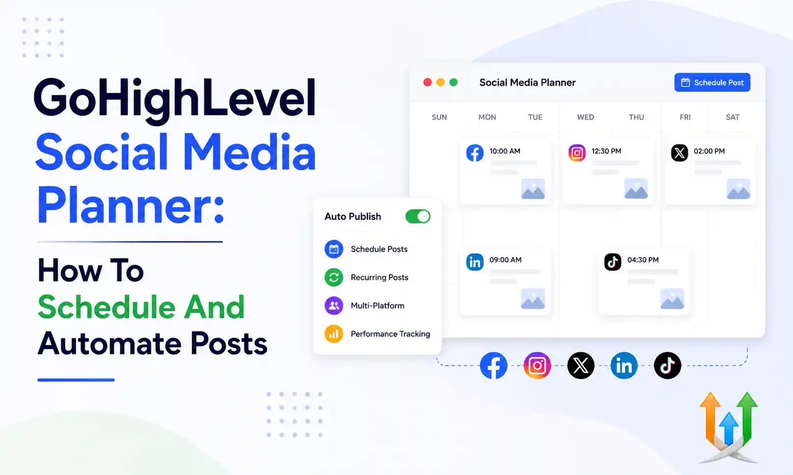 GoHighLevel Social Media Planner: How To Schedule And Automate Posts