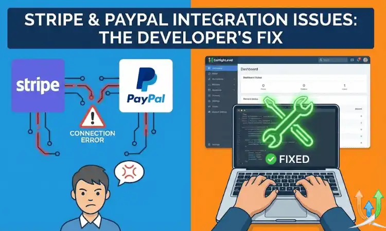Stripe and PayPal Integration Issues in GoHighLevel: A Complete Troubleshooting Guide